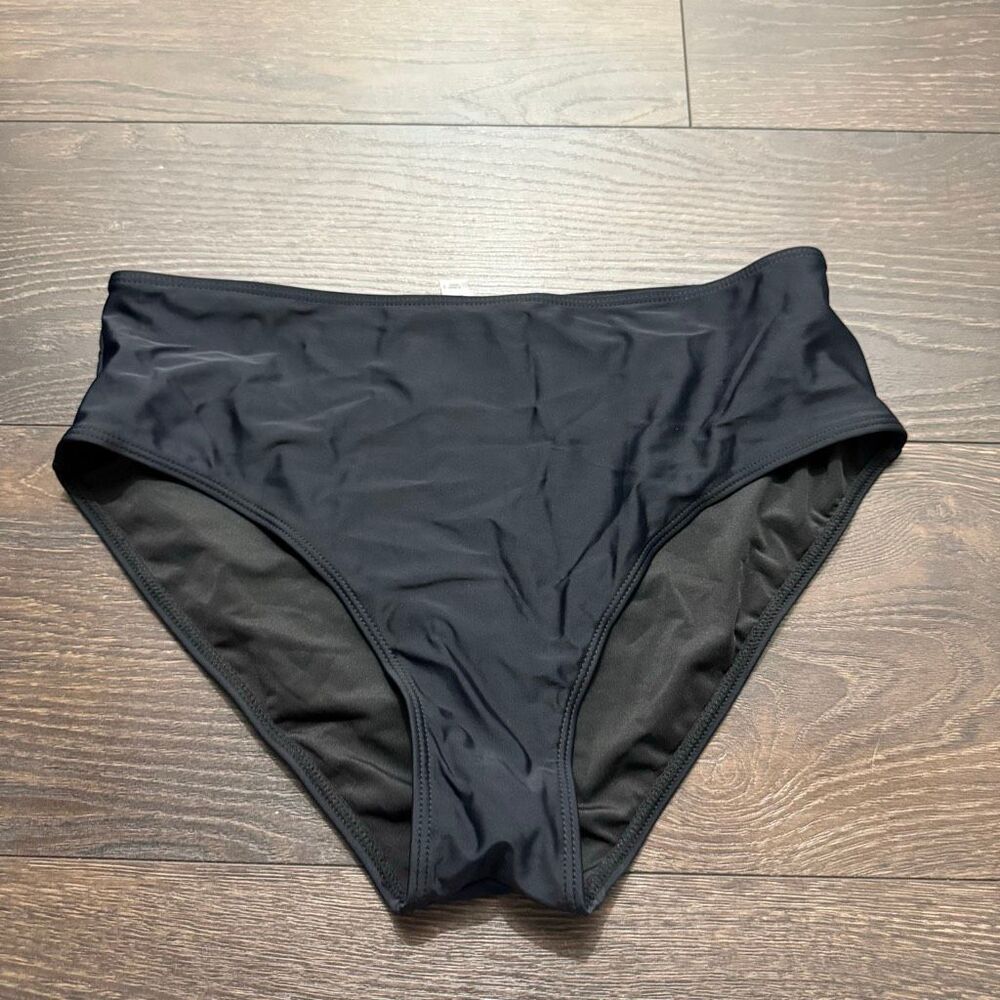 Yonique Women’s Large Black Swim Bottom